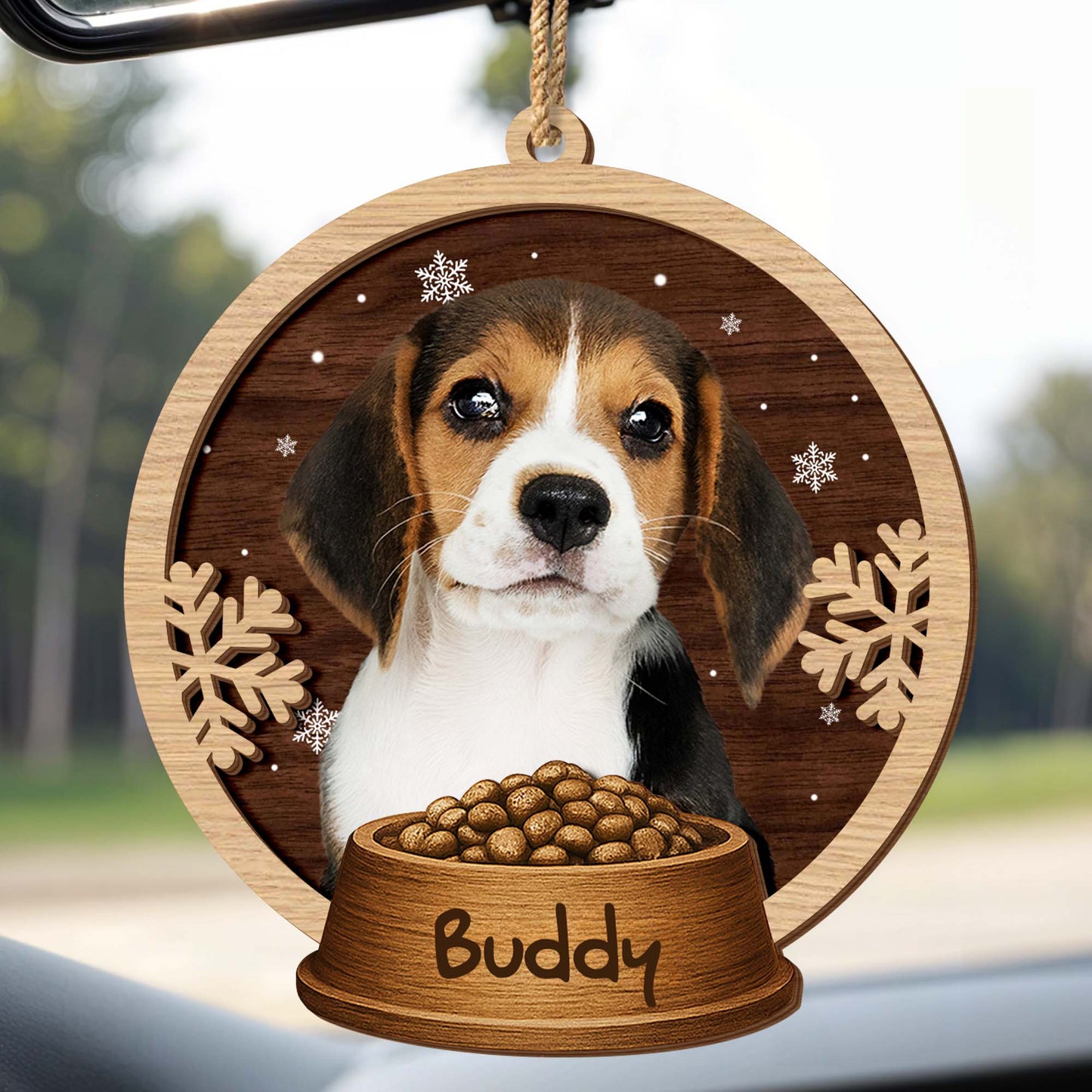 Celebration Of Your Furry Friend, Dog, Wood Pattern