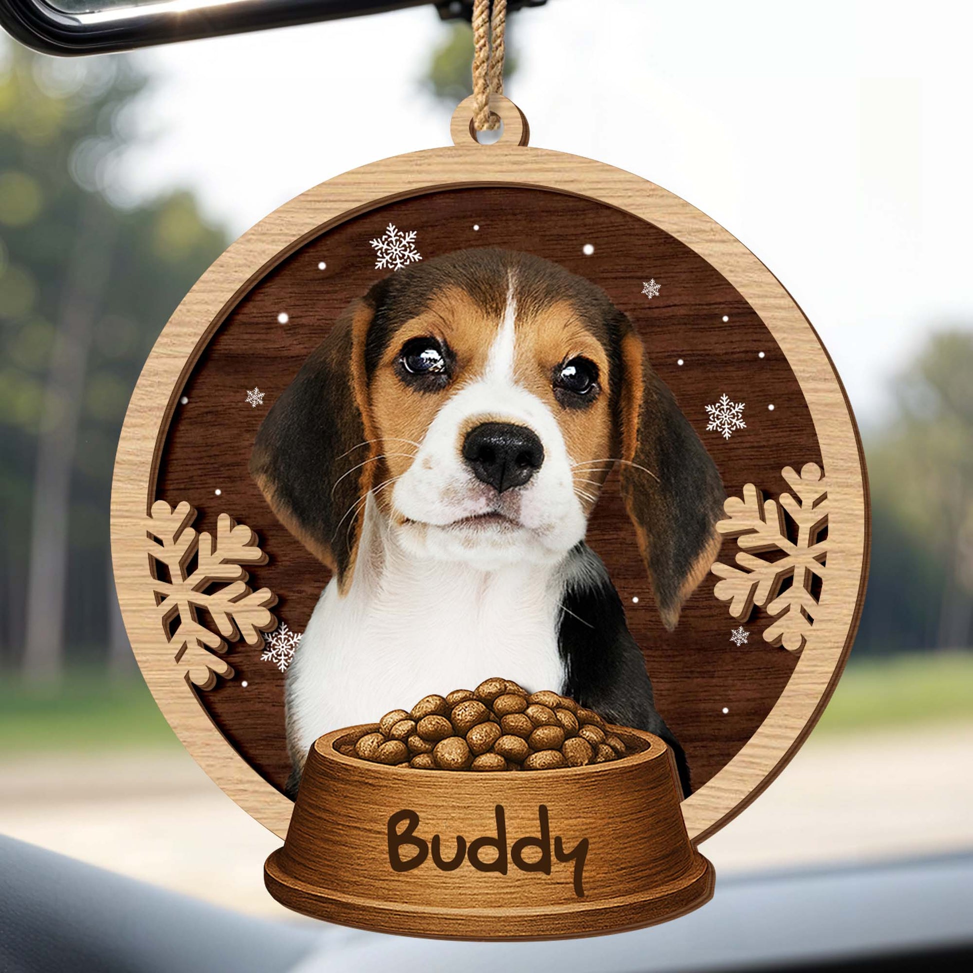 Celebration Of Your Furry Friend, Dog, Wood Pattern