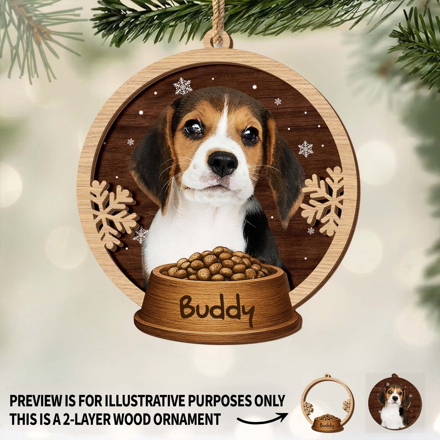 Celebration Of Your Furry Friend, Dog, Wood Pattern