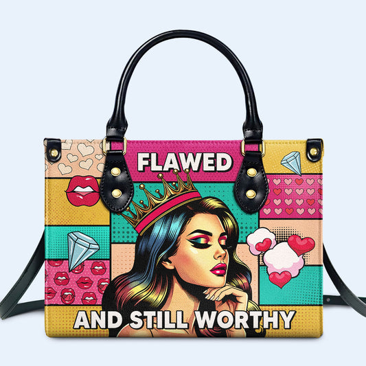 Defectuoso pero aún digno: bolso de cuero personalizado - PG18