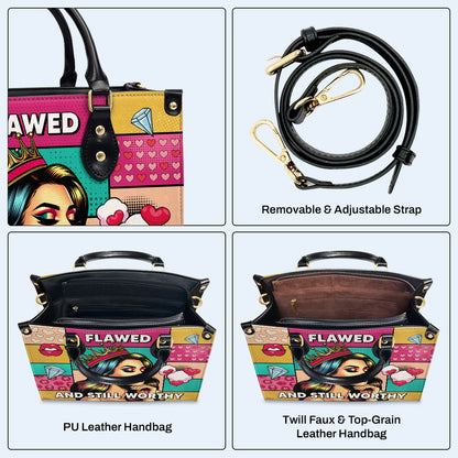 Defectuoso pero aún digno: bolso de cuero personalizado - PG18