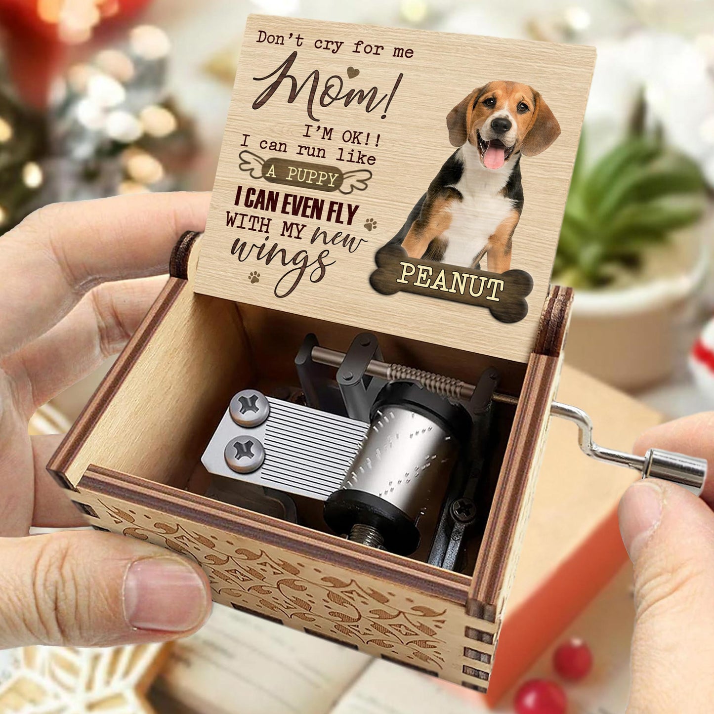 Don't Cry For Me Mom, Flying Puppy Inspirational Music Box