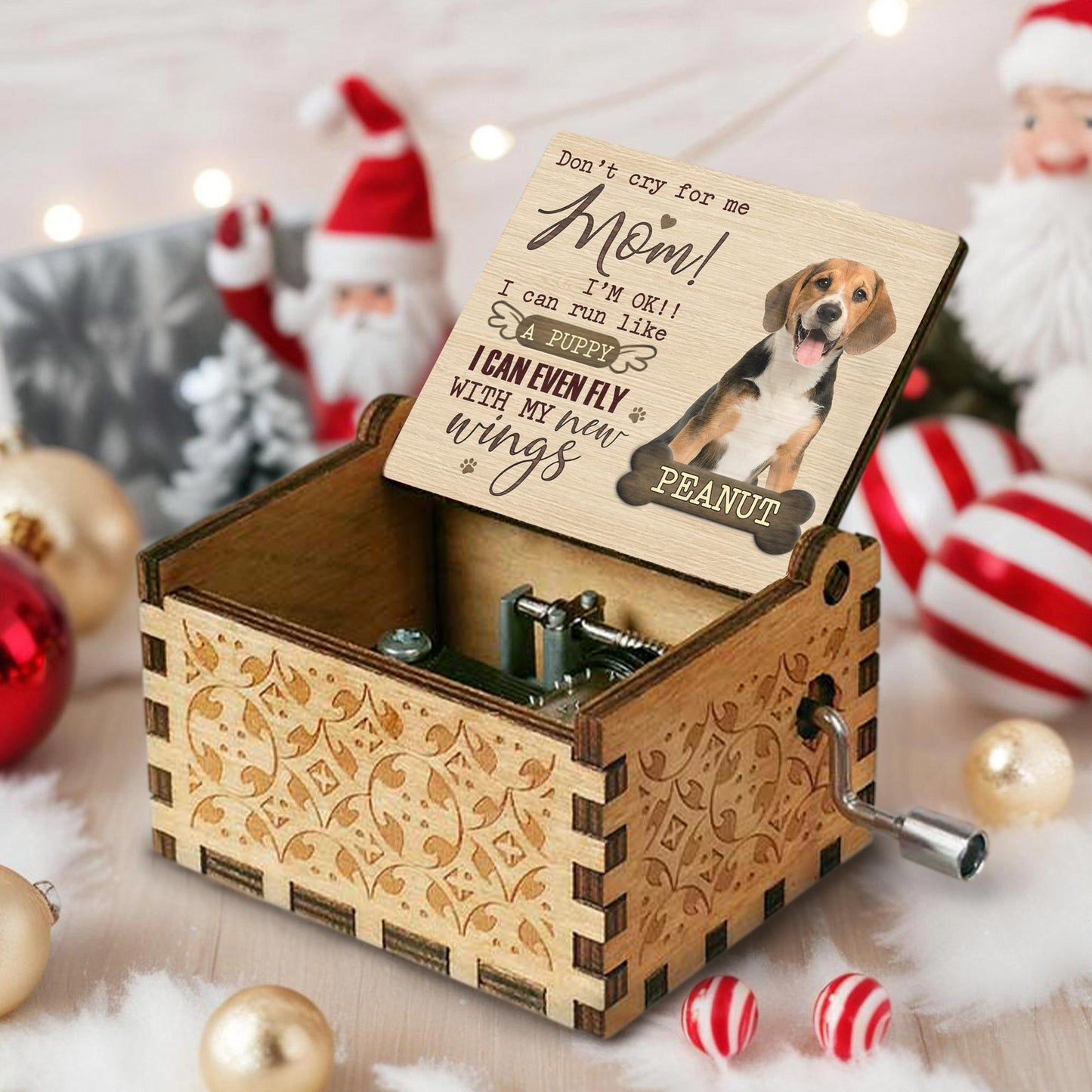 Don't Cry For Me Mom, Flying Puppy Inspirational Music Box