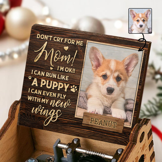 Don't Cry For Me Mom, I Can Fly With My New Wings, Dog And Paw Prints