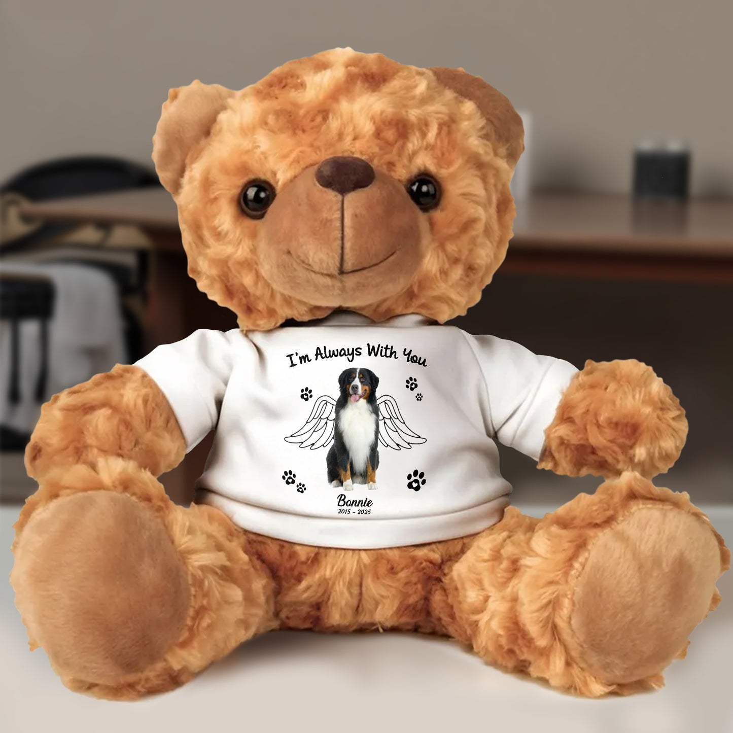 I'm Always With You, Dog With Wings And Paw Prints