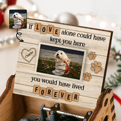 If Love Alone Could Have Kept You Here, Dog and Paw Prints