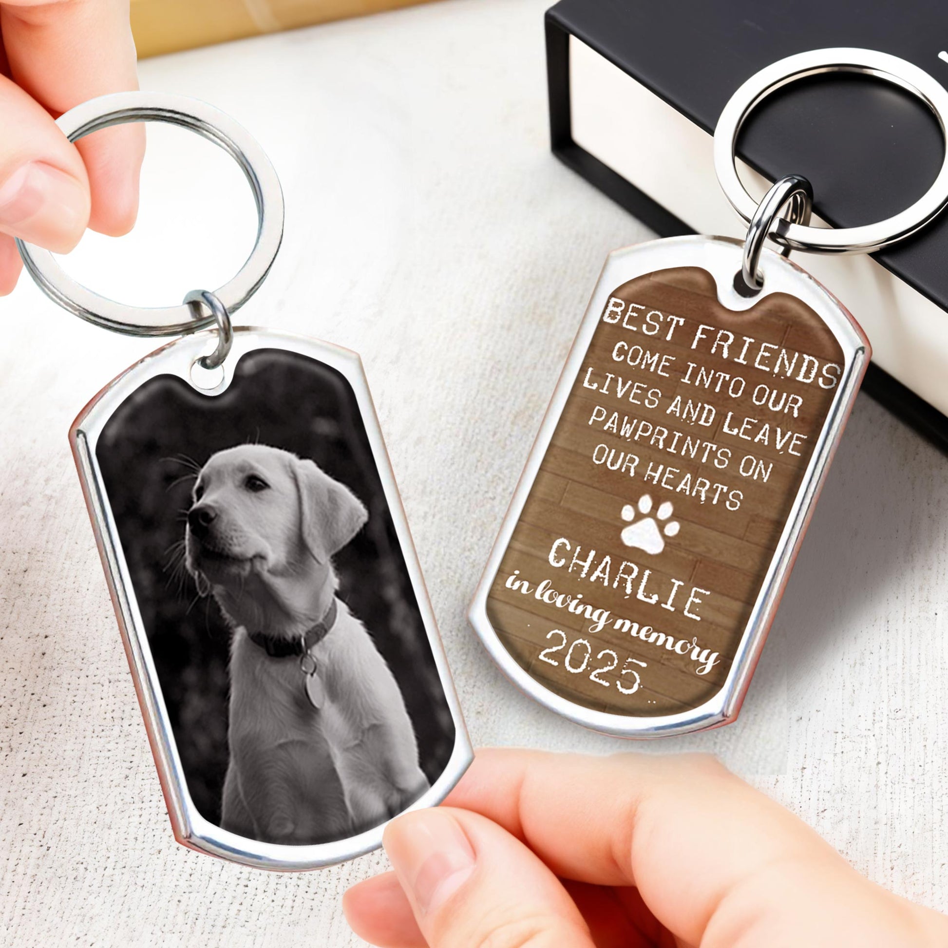 Best Friends Come Into Our Lives And Leave Pawprints On Our Hearts, Dog And Pawprints