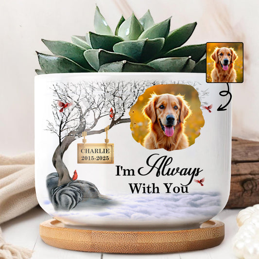I'm Always With You, Golden Retriever and Cardinal Birds