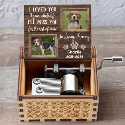 I Loved You Your Whole Life I'll Miss You for the Rest of Mine, Dogs and Paw Prints