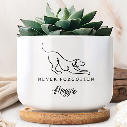 Never Forgotten, Dog And Paw Prints