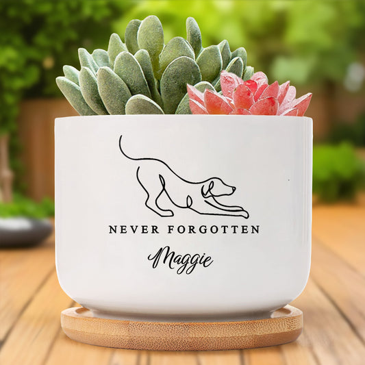 Never Forgotten, Dog And Paw Prints