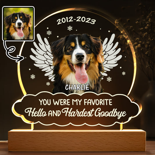 Favorite Hello And Hardest Goodbye, Dog With Wings