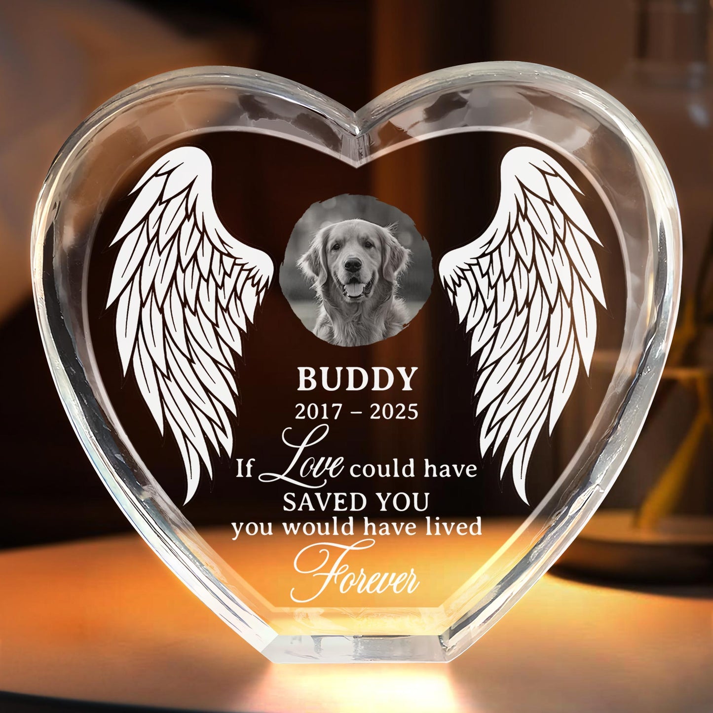 If Love Could Have Saved You, Forever Wings And Dog Design
