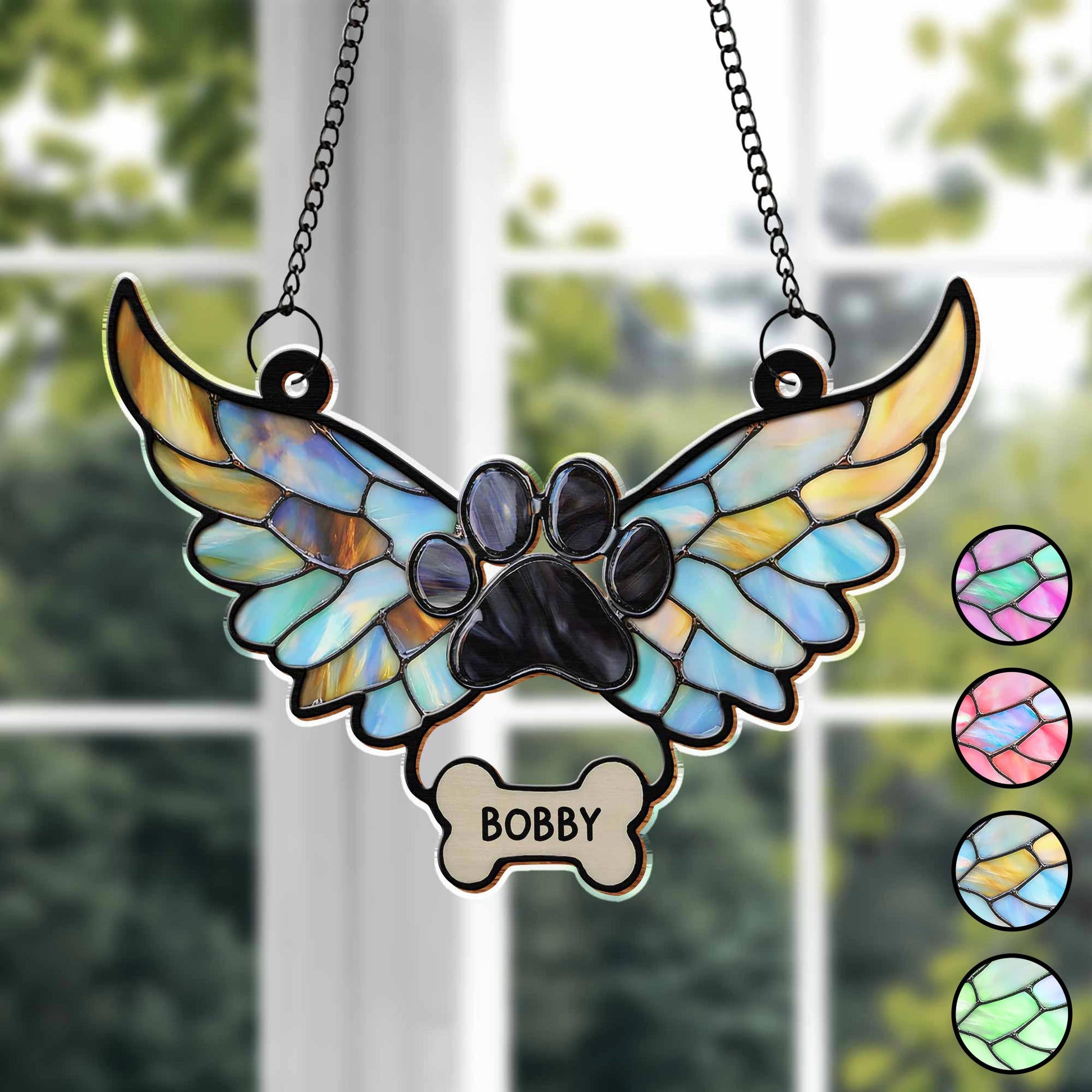 Bobby, Paw Wings Suncatcher