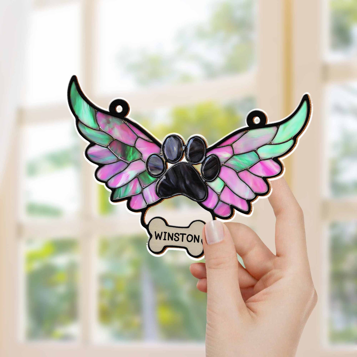 Bobby, Paw Wings Suncatcher