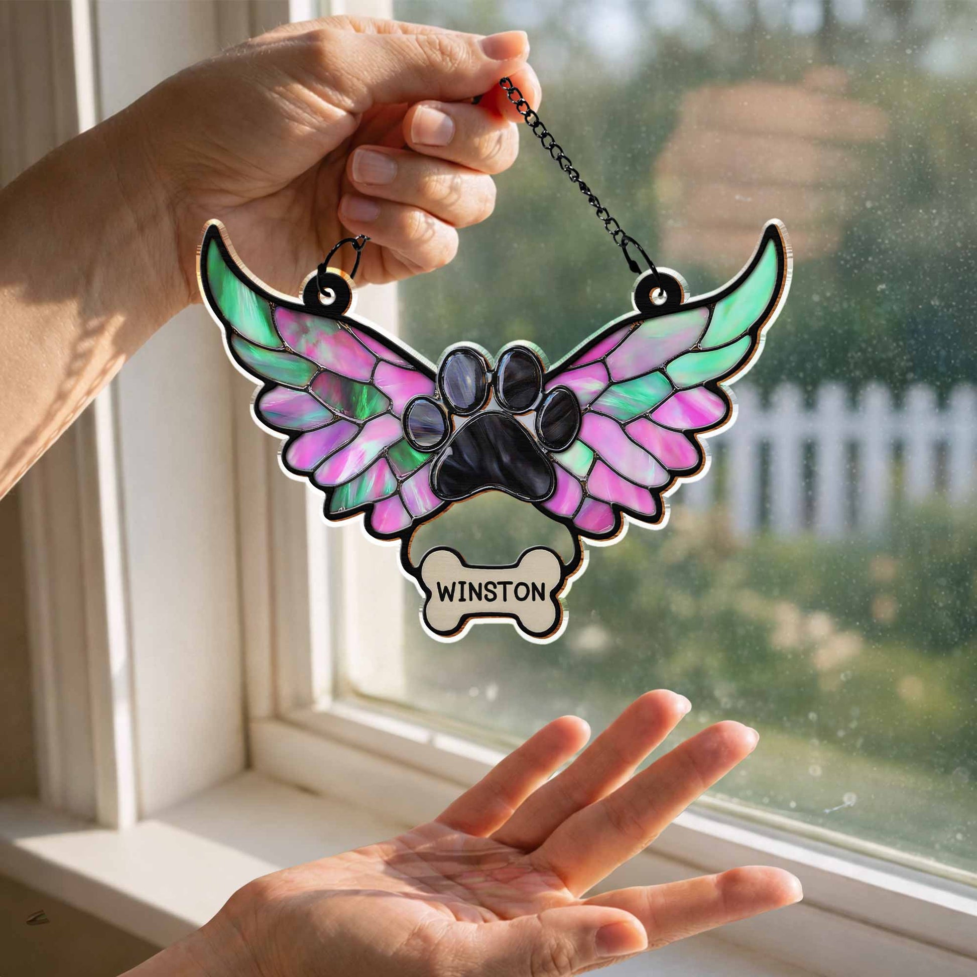 Bobby, Paw Wings Suncatcher