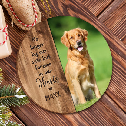 No Longer By Our Side But Forever In Our Hearts, Dog, Heart