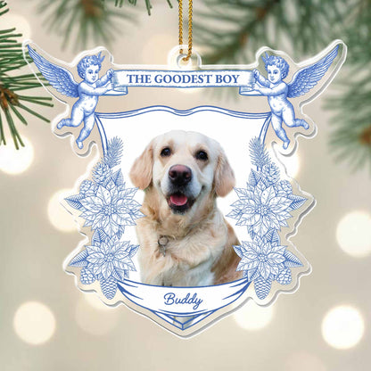 The Goodest Boy With Angels And Leaves