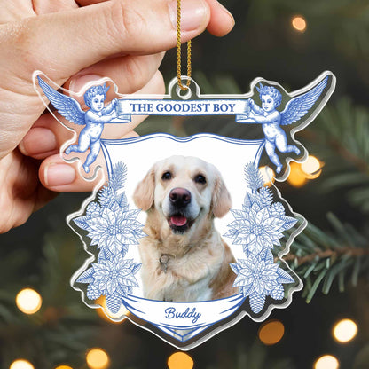 The Goodest Boy With Angels And Leaves