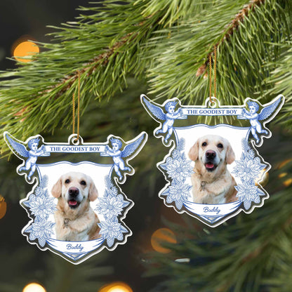 The Goodest Boy With Angels And Leaves