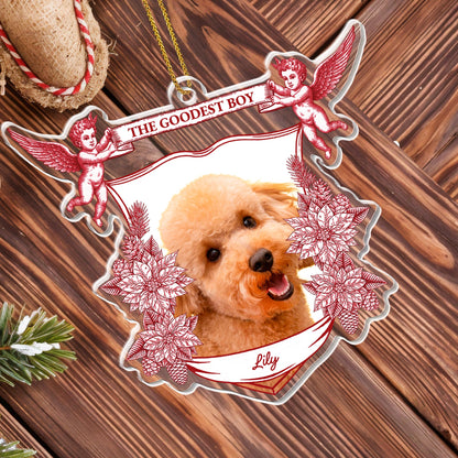 The Goodest Boy With Angels And Leaves