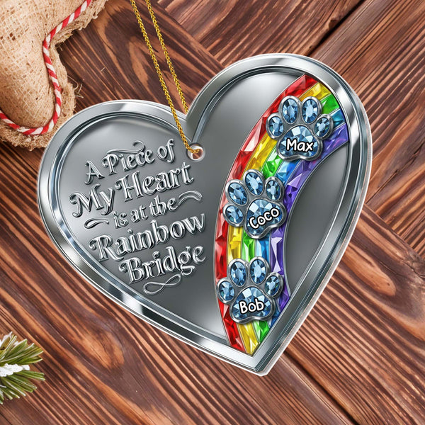 A Piece of My Heart at the Rainbow Bridge, Paw Prints