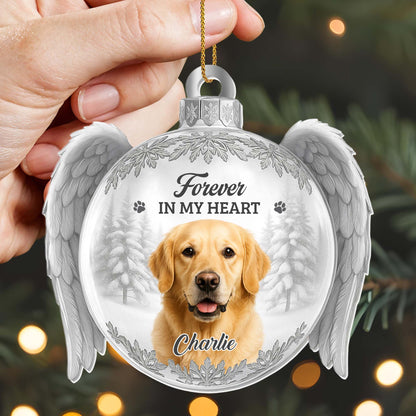 Forever In My Heart With Angel Wings And Dog