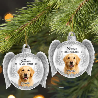 Forever In My Heart With Angel Wings And Dog