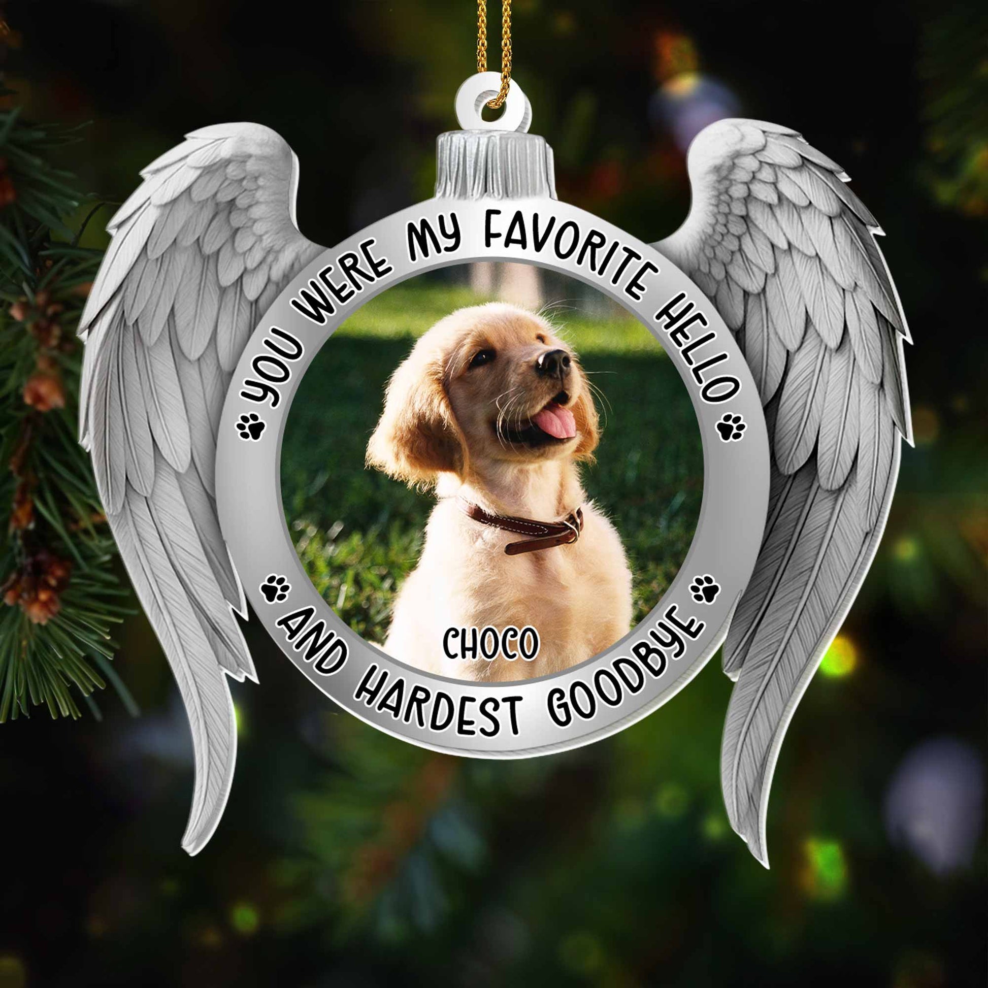 Favorite Hello Hardest Goodbye Dog Wings