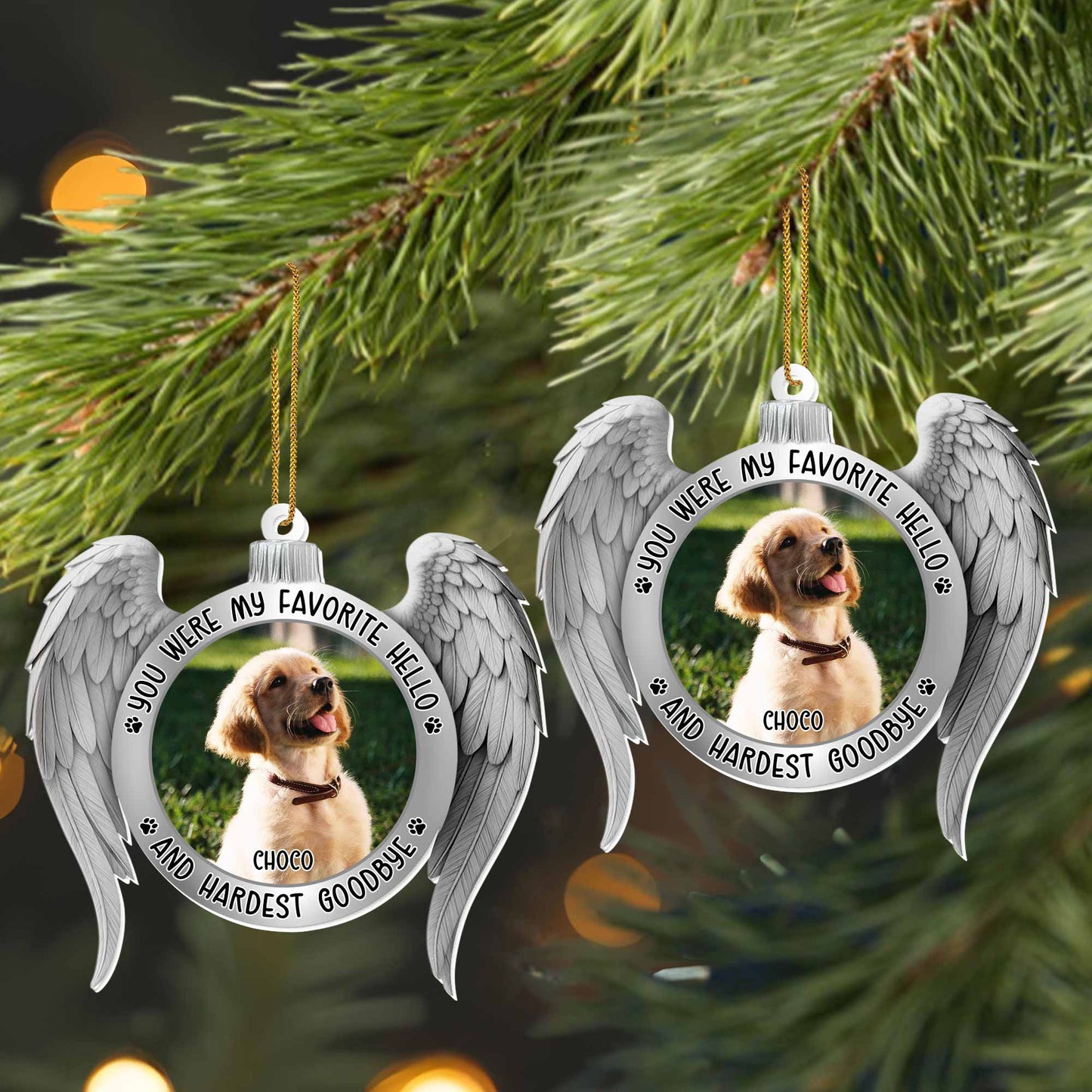 Favorite Hello Hardest Goodbye Dog Wings