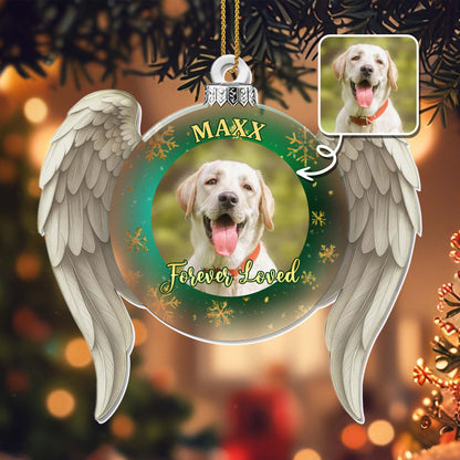 Forever Loved Angel Wings and Dog