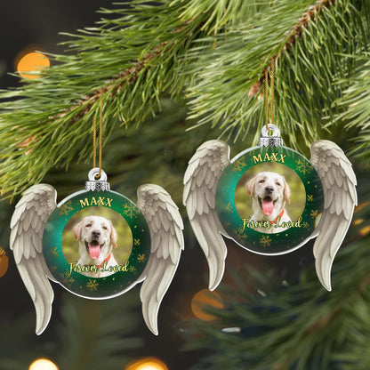 Forever Loved Angel Wings and Dog