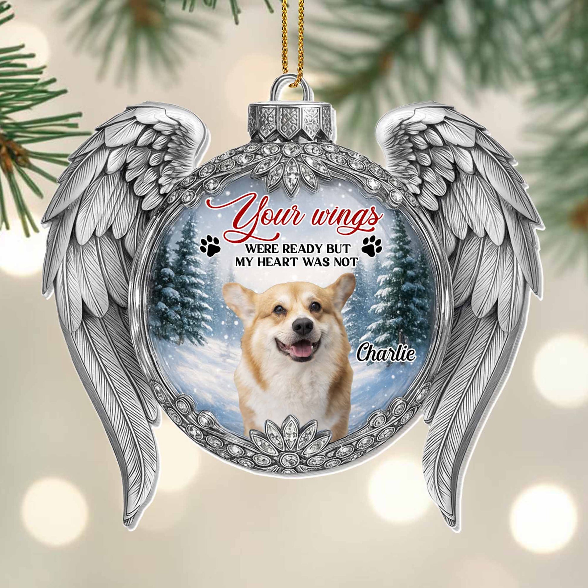 Your Wings Were Ready Angel Wings And Dog Design
