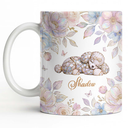 Surround Yourself With Love And Joy Featuring Dog And Flowers