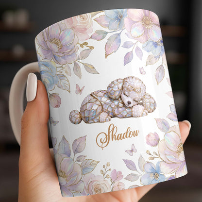 Surround Yourself With Love And Joy Featuring Dog And Flowers