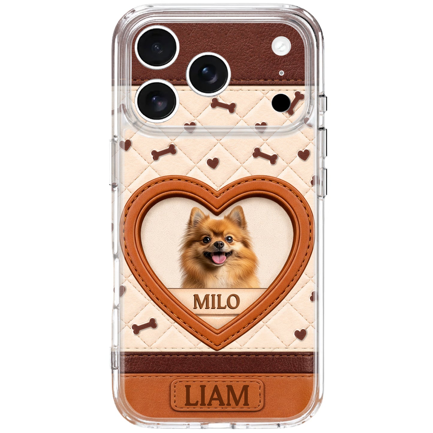 Always In My Heart Dog Photo With Bones And Hearts