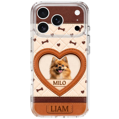 Always In My Heart Dog Photo With Bones And Hearts