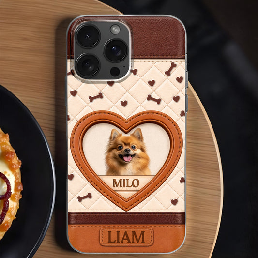 Always In My Heart Dog Photo With Bones And Hearts