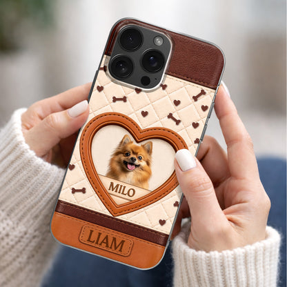 Always In My Heart Dog Photo With Bones And Hearts