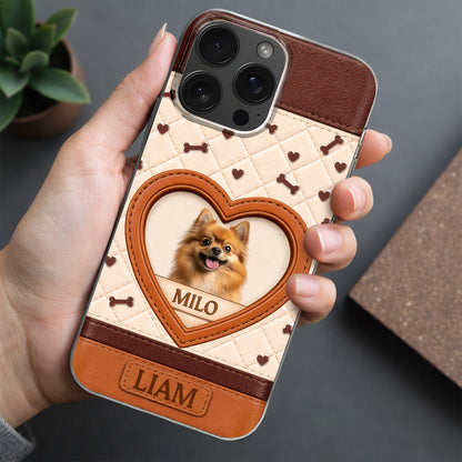 Always In My Heart Dog Photo With Bones And Hearts