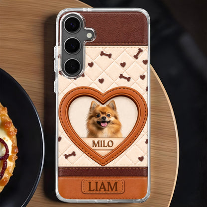 Always In My Heart Dog Photo With Bones And Hearts