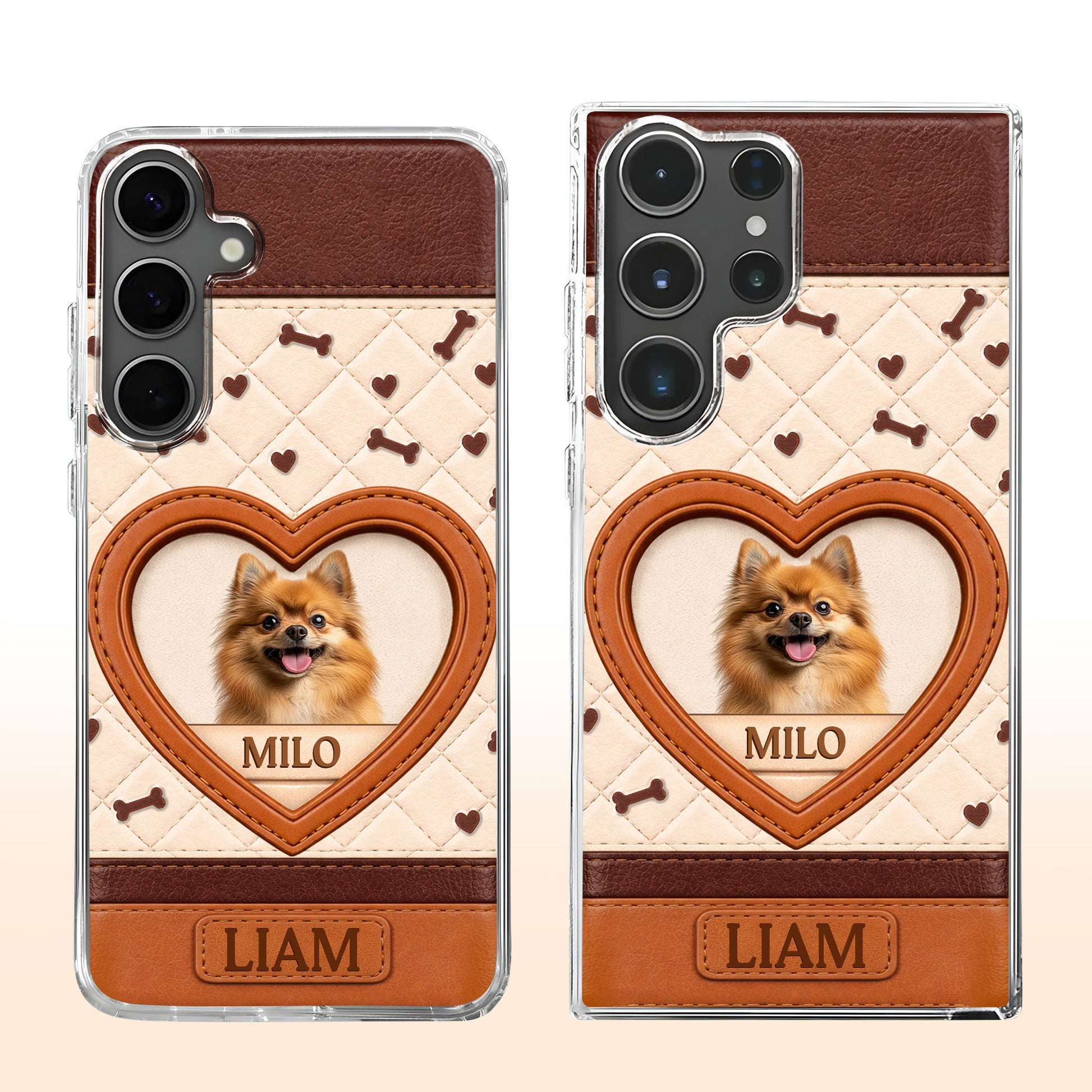 Always In My Heart Dog Photo With Bones And Hearts