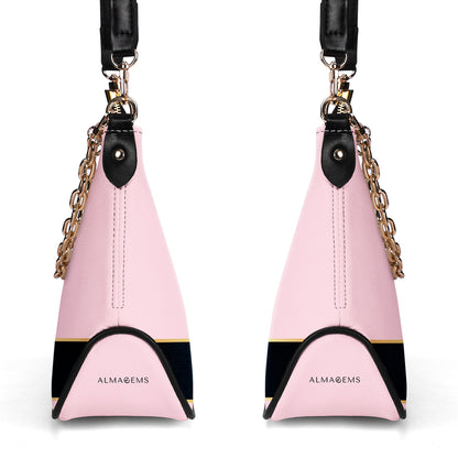 Queen Pink - Bolso bandolera con cadena personalizado - Q02PCH