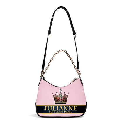 Queen Pink - Bolso bandolera con cadena personalizado - Q02PCH