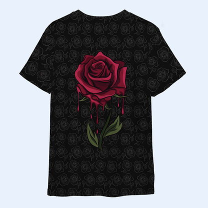 Échame Tierra Y Verás Como Florezco - Personalized Custom Unisex All-Over Printed T-Shirt - QCUS032_3T