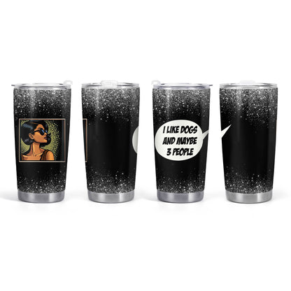 Custom Comic Art - Personalized Stainless Steel Tumbler 20oz 30oz - QCUSTOM01TB
