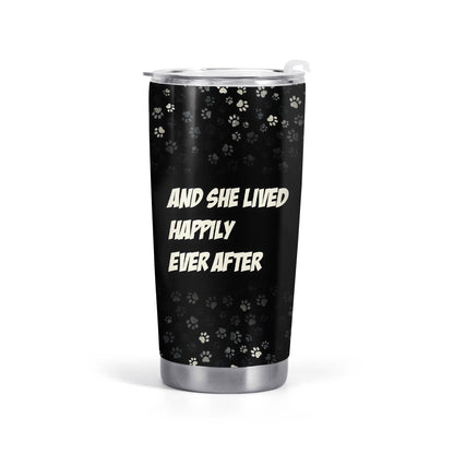 Arte cómico personalizado con tu mascota - Vaso de acero inoxidable personalizado de 20 oz y 30 oz - QCUSTOM03TB