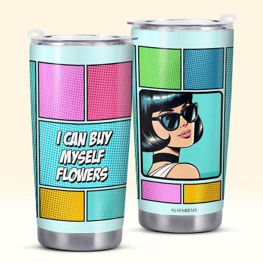 Personaliza tu arte - Vaso de acero inoxidable personalizado de 20 oz y 30 oz - QCUSTOM04TB
