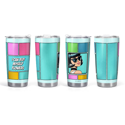 Personaliza tu arte - Vaso de acero inoxidable personalizado de 20 oz y 30 oz - QCUSTOM04TB