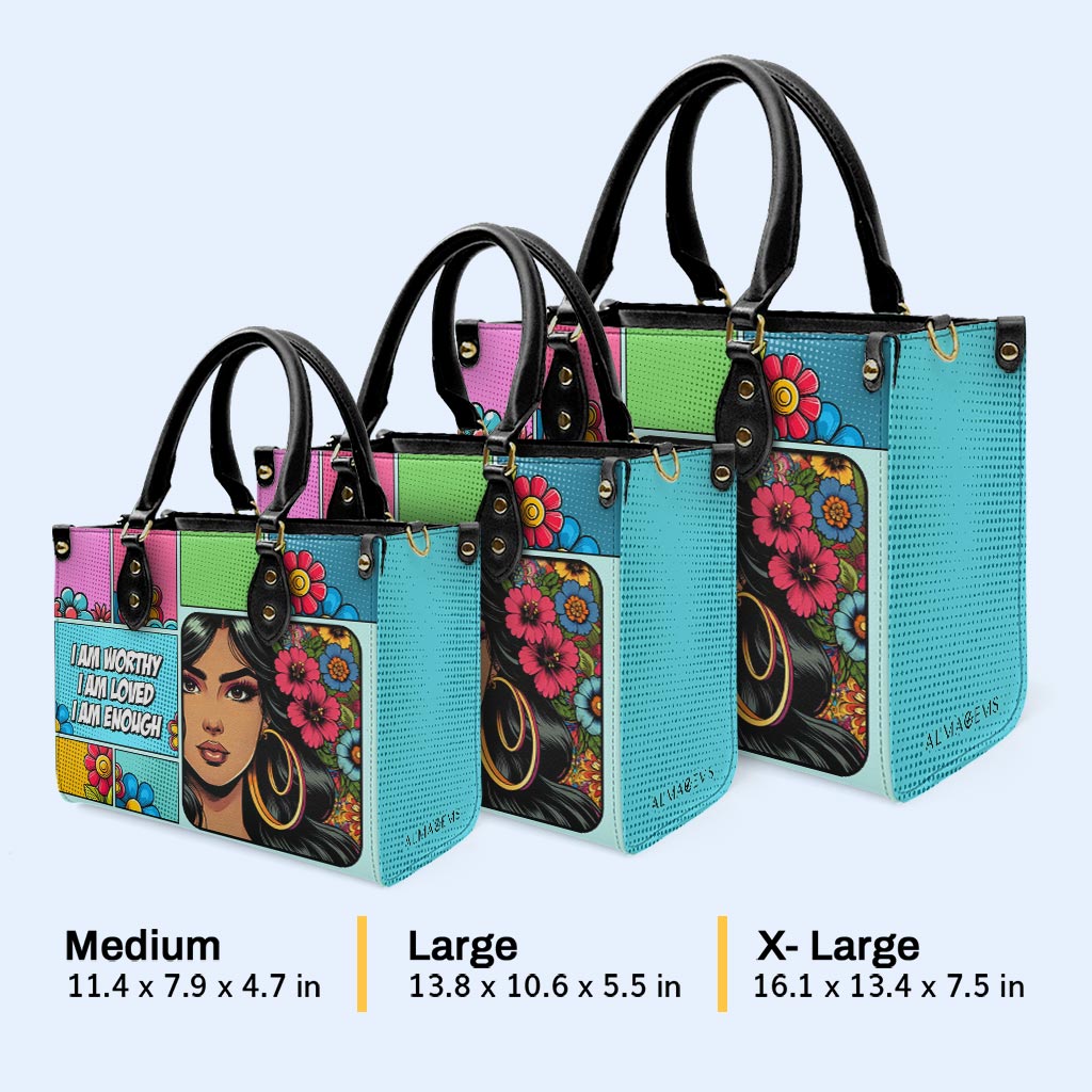 Personalice con arte y texto personalizados: su bolso de cuero exclusivo - QCUSTOM08 